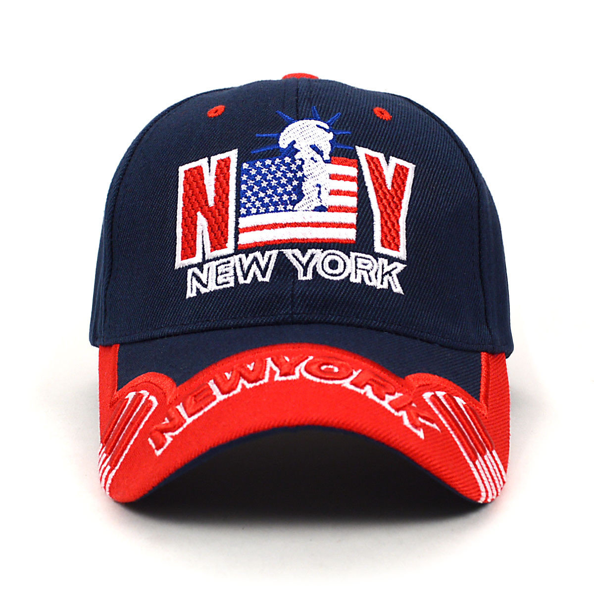 ny baseball cap navy blue