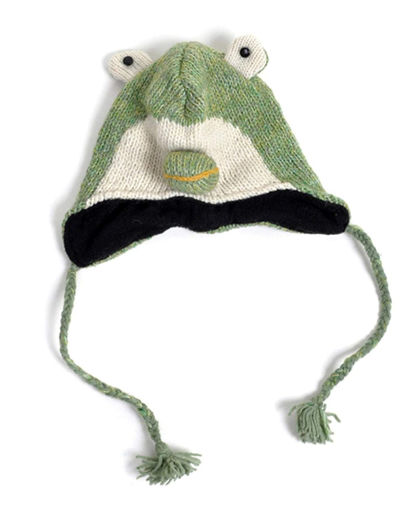 100 Wool Hat Imals Plush Knit Winter Hats Wool Collection Light Green Frog Ahw024 Boxed Gifts
