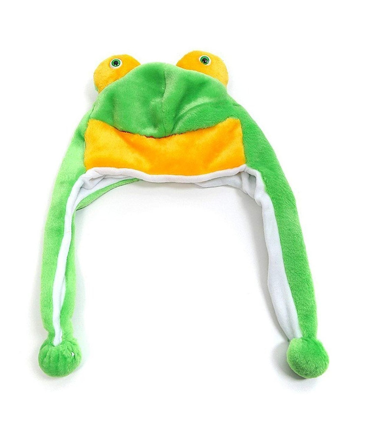 Frog Plush Animal Hat with Ear Flaps - BOXED GIFTS