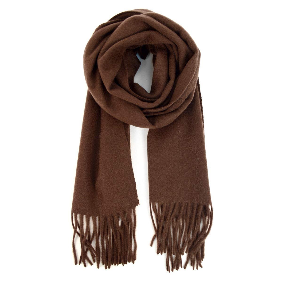 brown cashmere scarf