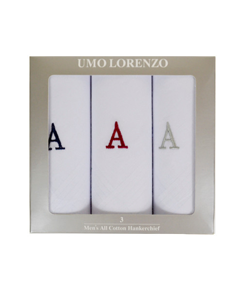 Men/'s 3 PC Boxed Fancy Cotton Handkerchiefs MFB1523