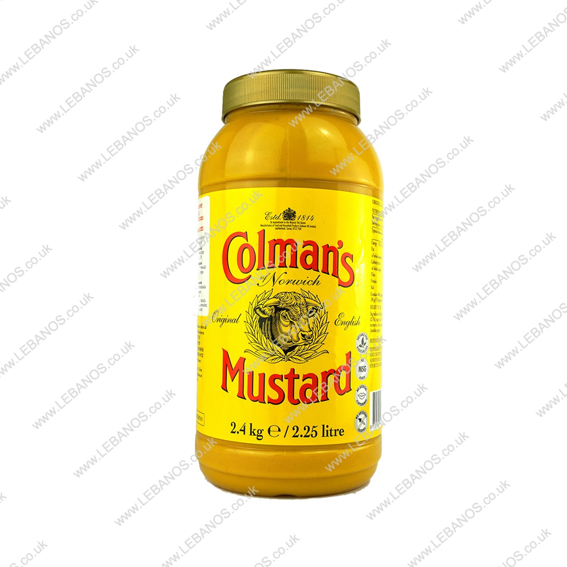 English Mustard Colmans 2ltr Lebanos Foods