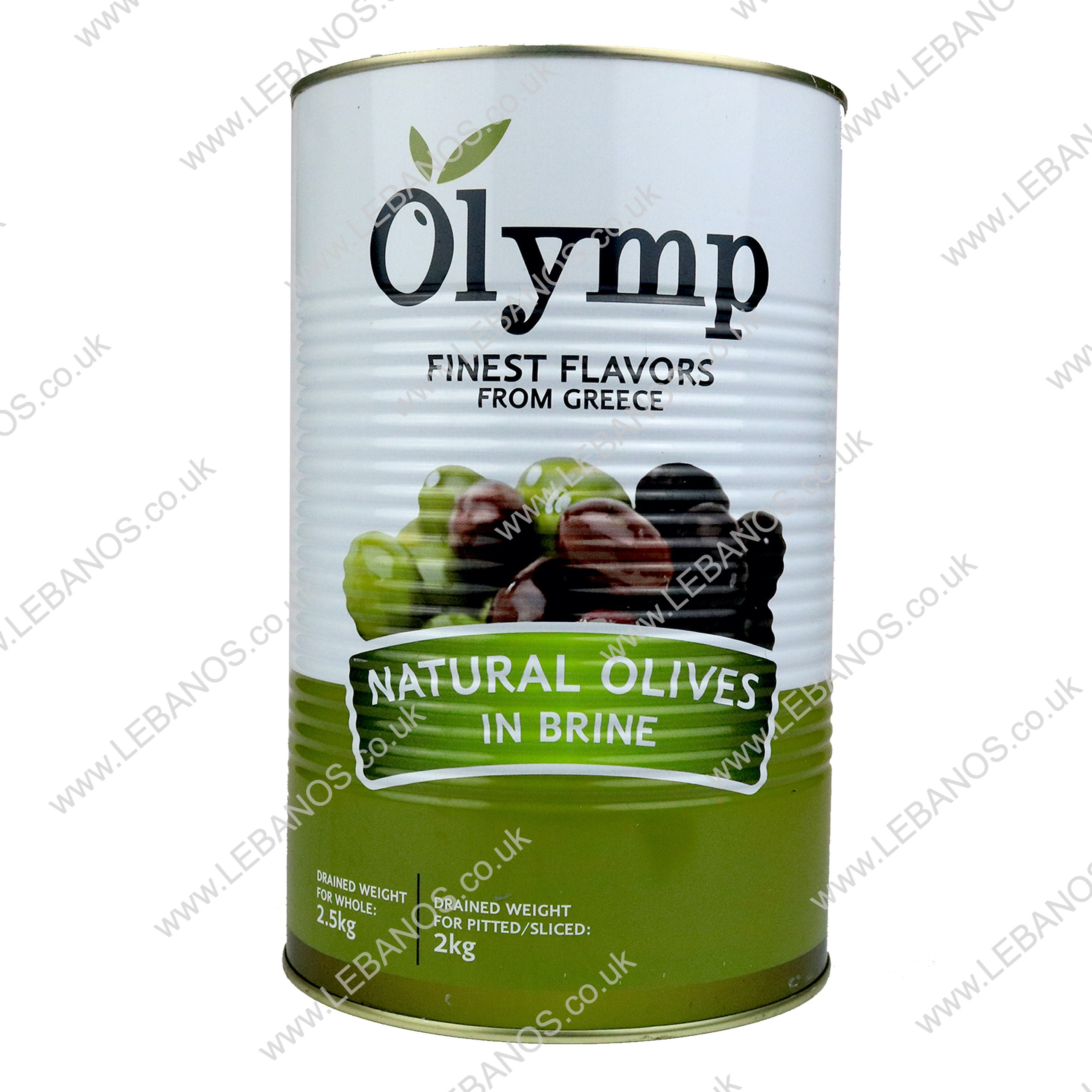 Pitted Black Olives/Jumbo 2kg Lebanos Foods