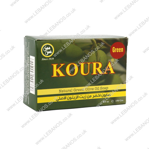 Natural Green Olive Oil Soap - Al Koura - 18 x 150g