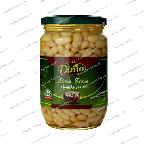 White Kidney Beans Boiled/ Jar - Dimo - 12x400g