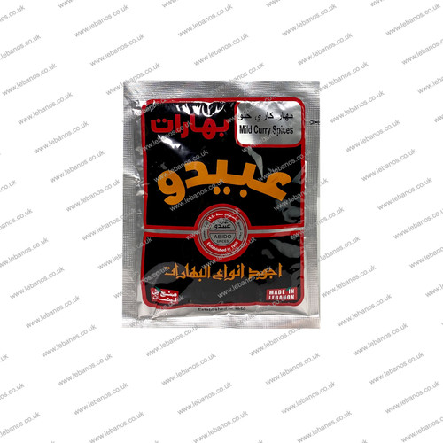 Mild Curry Spices - Abido - 12 x 50g