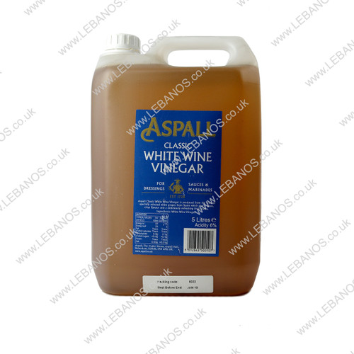 White Wine Vinegar - Aspall - 5L