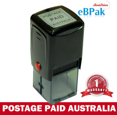 EBPAK POSTAGE PAID AUSTRALIA Self Ink Pre-Inked Stamp EBPAK POSTAGE PAID AUSTRALIA Self Ink Pre-Inked Stamp
