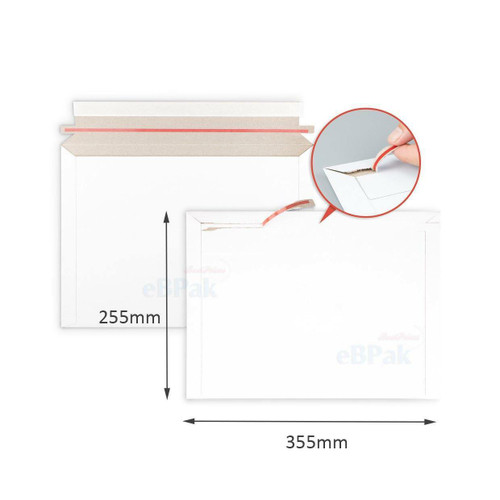 EBPAK 300x Card Envelope B4 255 x 355mm 300gsm Tough Mailer