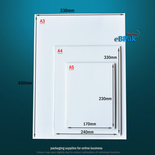 EBPAK Rigid Envelope 700gsm A5 170 x 230mm Hard Document Mailer x500