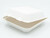 7.8 x 8 x 3" Sugarcane Clamshell Compostable Bagasse Takeaway Containers x200