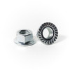 Metric Serrated Flange Lock Nuts - Fine Pitch