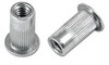 Steel Ribbed Rivet Nuts - U.S. Sizes