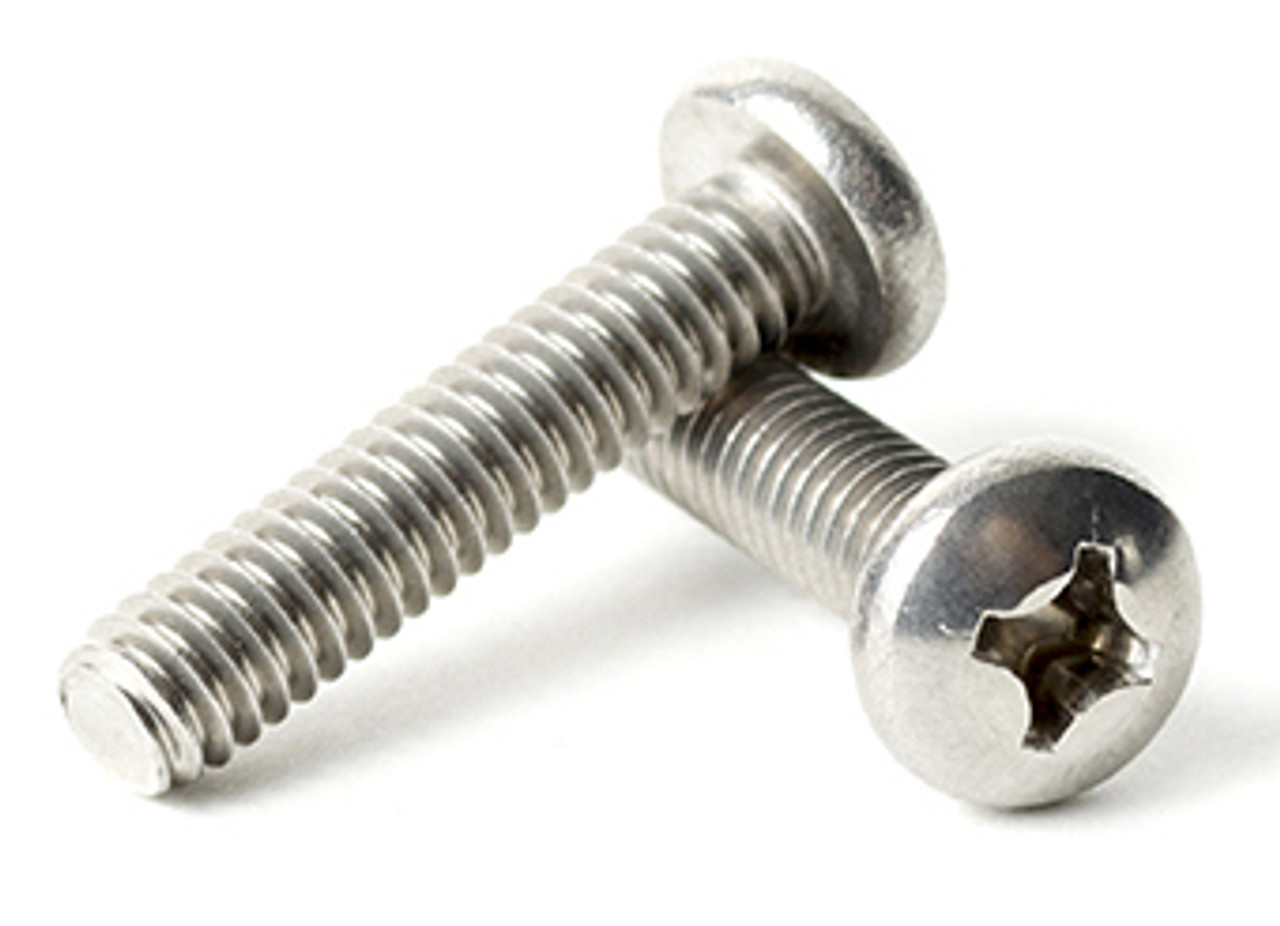 8-32 Stainless Phillips Pan Head Machine Screw