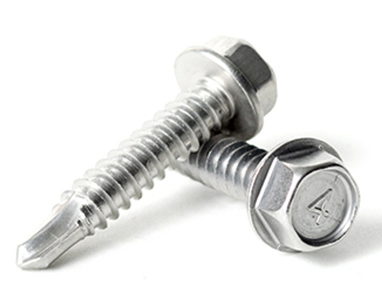 Hex Wsher Head Self Drilling (Tek) Screw 410 Stainless Steel | The Nutty Company, Inc.