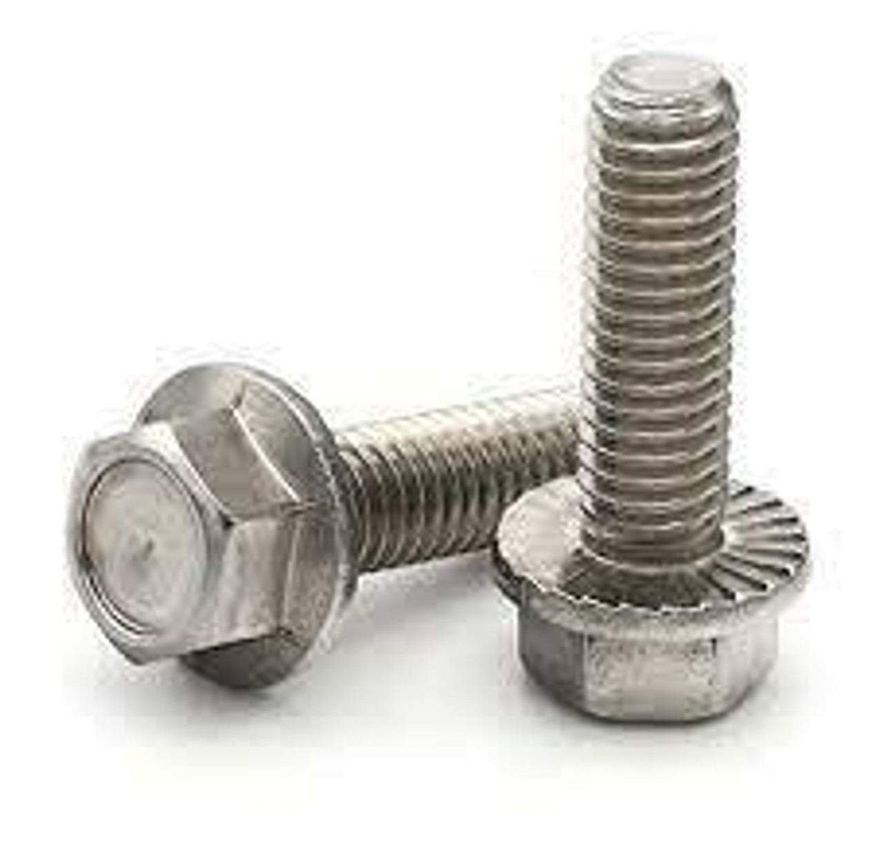 Stainless Serrated Hex Flange Screw