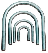 Round Bend U Bolts - Plated Steel