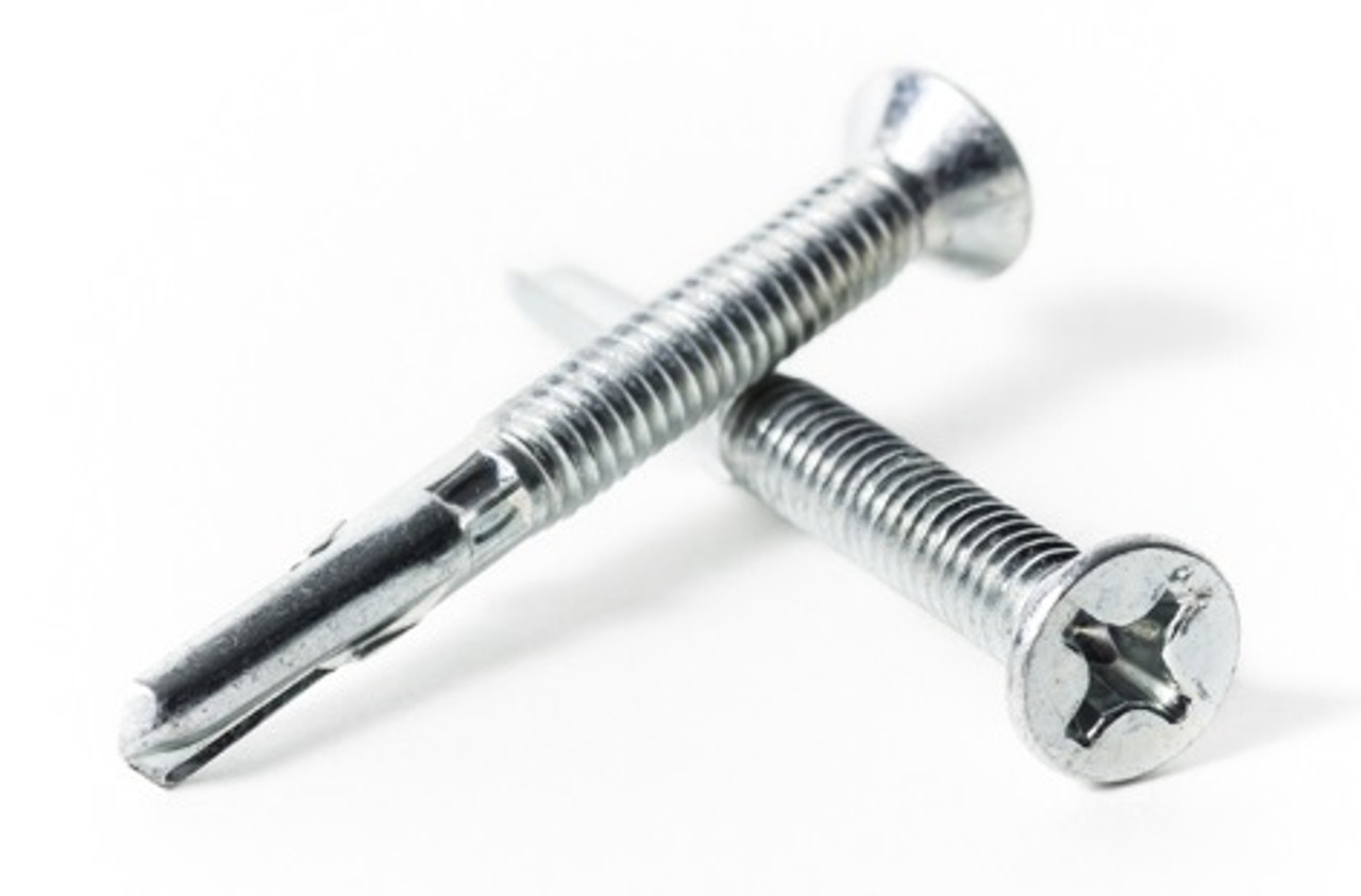 1/4-20 Phillips Flat Head Self Drilling w/ Wings