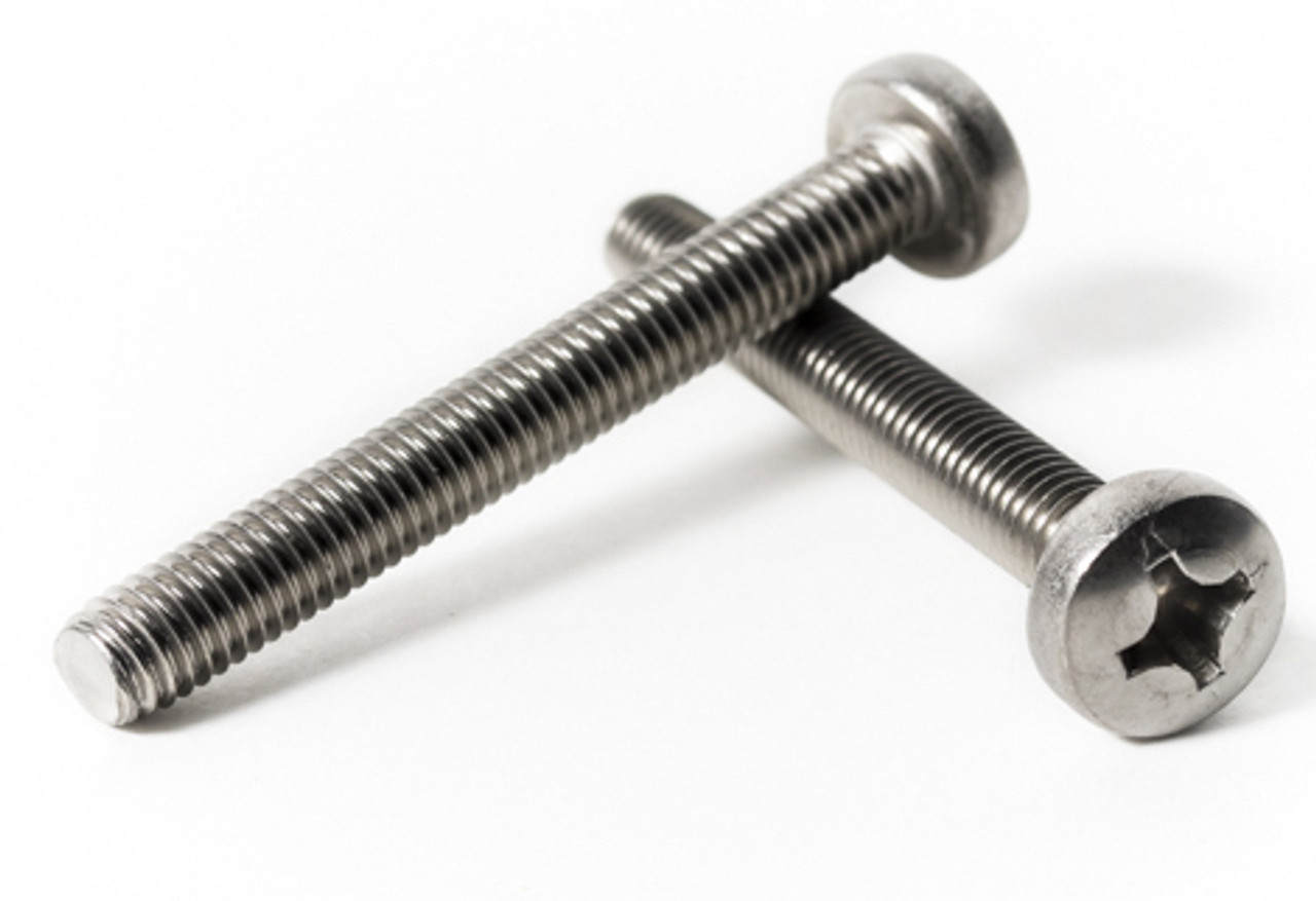 M5 x 0.8 Stainless Phillips Pan Head Machine