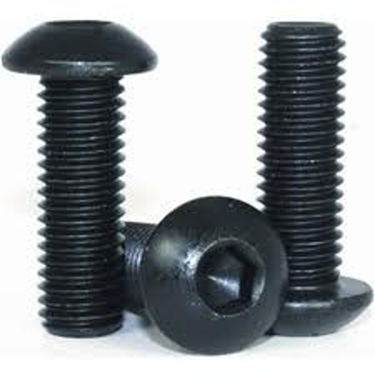 10-32 x 1/8 Button Head Socket Cap Screw, (FT) Alloy Blk Ox