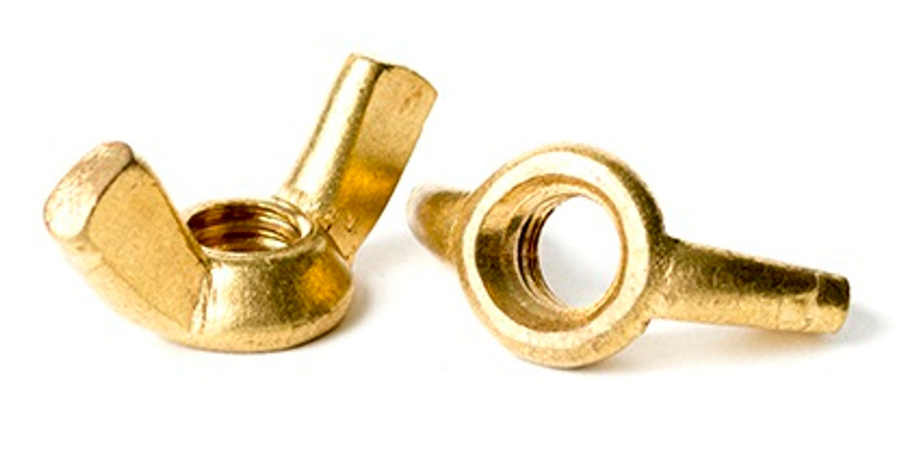 10-24 Brass Wing Nut The Nutty Company, Inc.