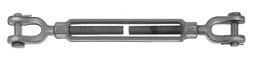 3/4 X 9 Inch Turnbuckle Jaw & Jaw – Galvanized Steel, 5200 LBS Capacity For Marine, Boat, Shade Sail