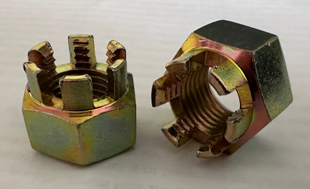 M14 x 1.5 Castle Nut (Fine Pitch) | The Nutty Company, Inc.