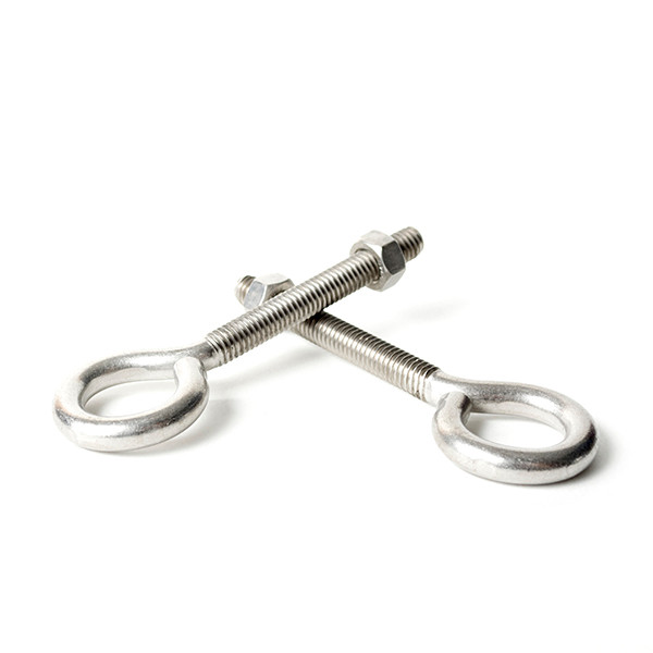 アーモンドアイ 3/8 x 6-1/4 Eye Bolt w/ Hex Nut 18-8 Stainless Steel |