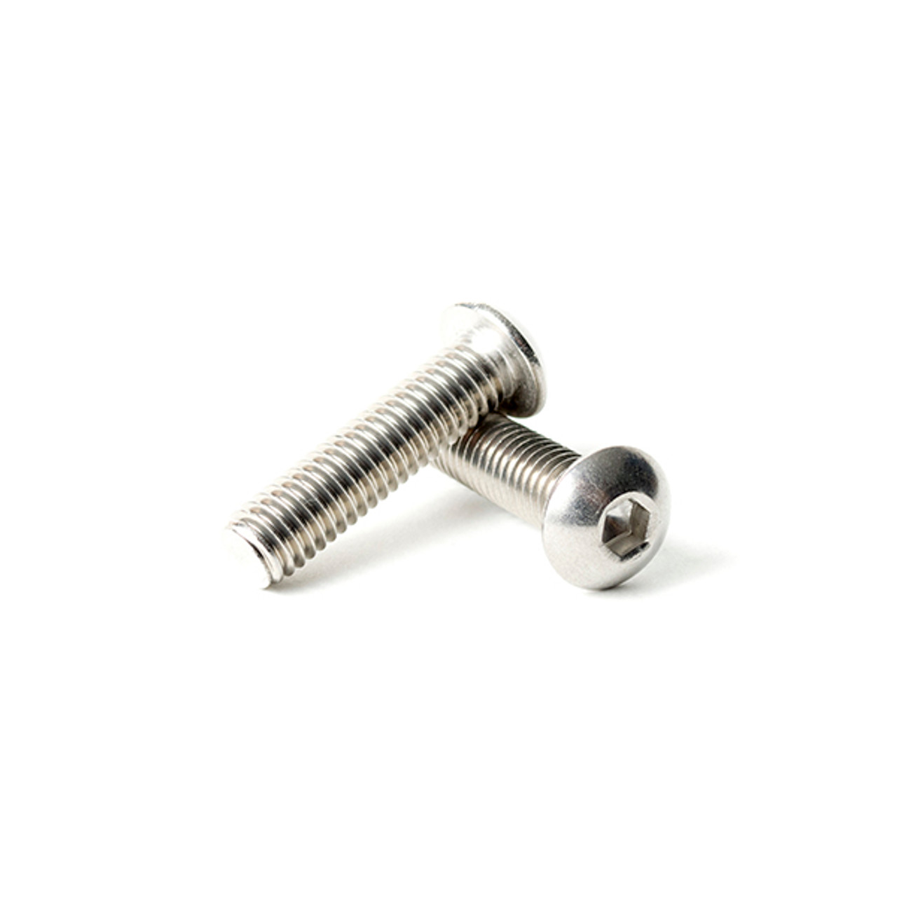 1/4-20 X 3/4 Button Socket Cap Screw 18-8 Stainless Steel The
