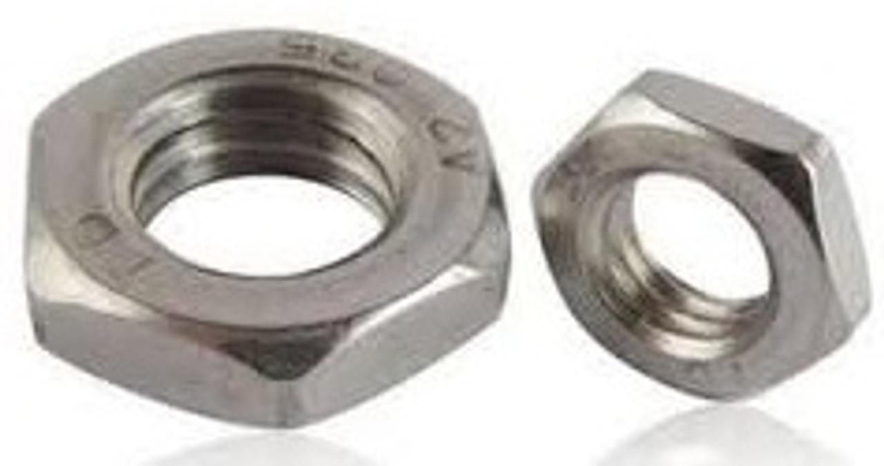 3/8-16 Hex Jam Nut 18-8 Stainless Steel The Nutty Company inc.