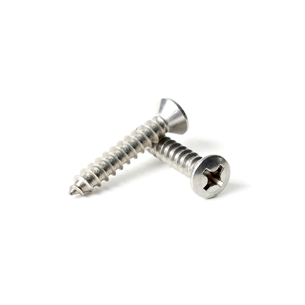 Viti Per Lamiera In Acciaio Inox 316, Testa Ovale Phillips #8 X 1/2 - Confezione Da 100 Pezzi