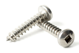 188 Stainless Square Drive Pan Head Sheet Metal (Self Tapping) Screw