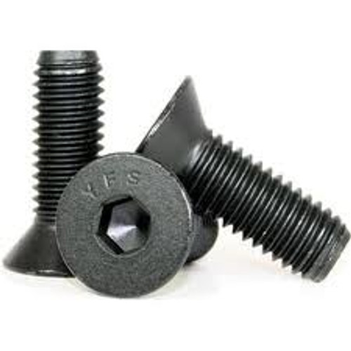 2#-56,4#-40,6#-32 Black 10.9 Grade Alloy Steel Flat Head Hex Socket Cap Screws 