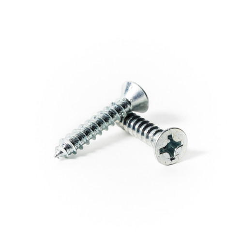 8 x 1 1/2 Phillips Flat Head Sheet Metal Screw - Plated | The Nutty Company, Inc.