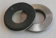 #10 (3/16) Galvanized Rubber (EPDM) Bonded Washer 5/8" OD | The Nutty Company, Inc.