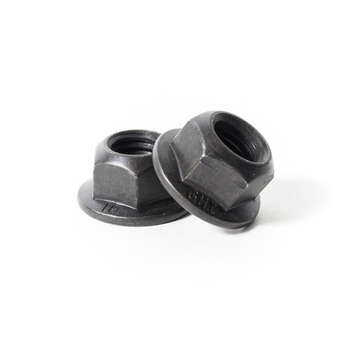 Rivercity Fastener M12-1.75 Flange Lock Nuts – 25 Pack, Grade 10.9, Zinc Plated