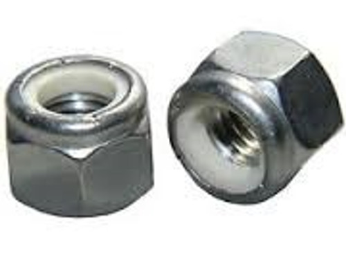 Stainless Steel fine thread thin Nylon jam half height hex nuts 1/4-28 Qty 10 