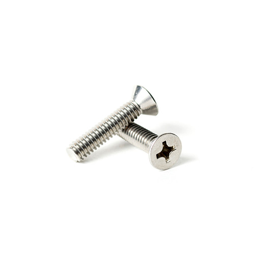 8-32 x 7/8 Phillips Flat Head Machine Screw 18-8 Stainless Steel | The Nutty Company, Inc.