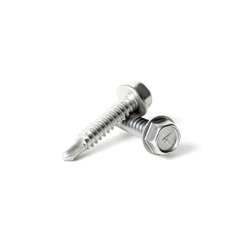 10 x 1-1/4 Hex Head Self-Drilling Screw 410 Stainless | The Nutty Company, Inc.