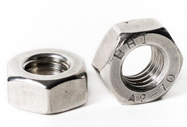 M12 x 1.75 Hex Nut A2 Stainless Steel DIN 934