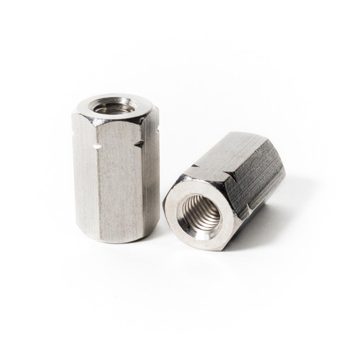 M16 x 2.0 x 50 Hex Rod Coupler A2 Stainless Steel DIN 6334 | The Nutty Company, Inc.
