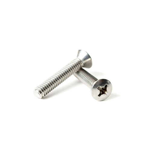 Hillman 10-24 X 2-1/2 Inch Oval Head Phillips Machine Screws, Stainless Steel (15-Pack)