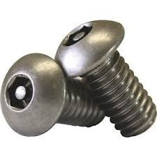 10-24 x 3/4 Button Head Socket Security Screw Stainless