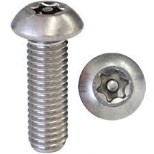 1/4-20 x 3/4 Button Head TORX Security Screw Stainless