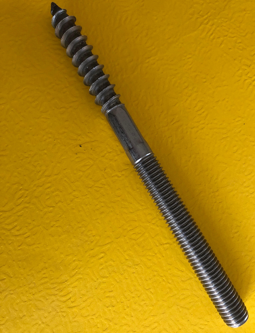 M12 x 1.75 x 160 Hanger Bolt A2 Stainless Steel Nutty Company