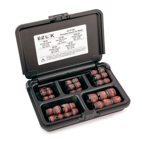 EZ-Lok Steel Insert Assortment EZF108 | The Nutty Company, Inc.