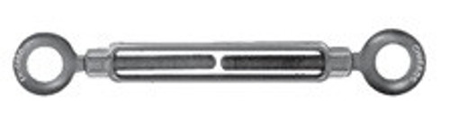 1 x 18 Eye & Eye Galvanized Turnbuckle (10,000# WLL) | The Nutty Company, Inc. 1 x 18 Eye & Eye Galvanized Turnbuckle (10,000# WLL) | The Nutty Company, Inc.