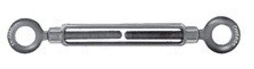 1 x 24 Eye & Eye Galvanized Turnbuckle (10,000# WLL) | The Nutty Company, Inc. 1 x 24 Eye & Eye Galvanized Turnbuckle (10,000# WLL) | The Nutty Company, Inc.