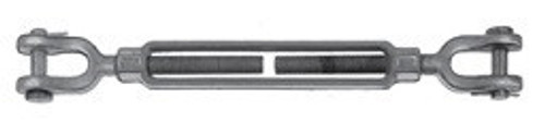 1 x 24 Jaw & Jaw Galvanized Turnbuckle (10,000# WLL) | The Nutty Company, Inc.