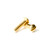 10-32 x 1/2 BRASS Slotted Round Head Machine Screws | The Nutty Company, Inc.
